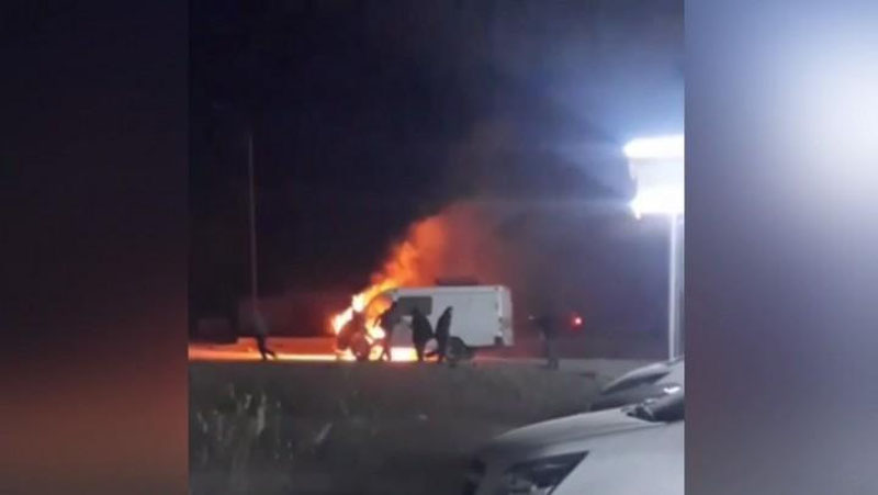 'Toshkentda "Gazel" yonib ketdi'ning rasmi