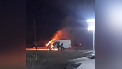 'Toshkentda "Gazel" yonib ketdi'ning rasmi