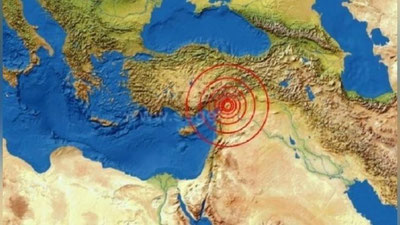 'Turkiyaning markaziy qismida 7,8 balli yangi zilzila qayd etildi'ning rasmi
