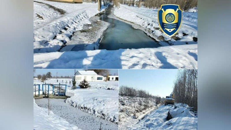 'Samarqandda irrigasiya sohasi mas`ullari kanalni ta`mirlash uchun ajratilgan mablag`ni talon-toroj qilishga boshchilik qildi'ning rasmi