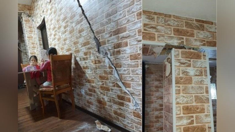 'Hali zilzila ko`rmagan Toshkentdagi "novastroyka"ning devorlari bo`linib ketdi(video)'ning rasmi