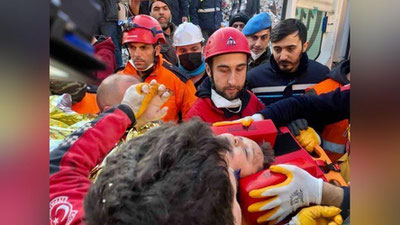 Изрображение 'Чудесные истории спасения в Турции: 198 часов под завалами (видео)'