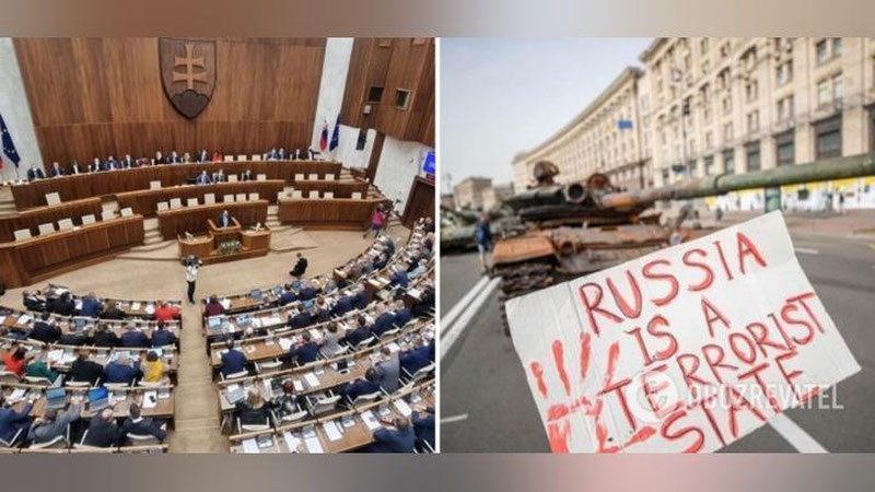 'Slovakiya Rossiyani terrorizm homiysi, Rossiya rejimini esa terrorchi deb tan oldi'ning rasmi
