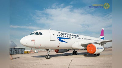 Изрображение 'Пятый самолет узбекской авиакомпании Centrum Air прибыл в Ташкент'