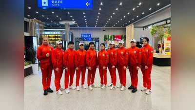 Изрображение 'Женская сборная Узбекистана по боксу отправилась на чемпионат мира'
