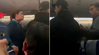 'Toshkentdan Moskvaga uchgan samolyot aeroportda 4 soat qolib ketgani tufayli bortda janjal ko`tarildi(video)'ning rasmi