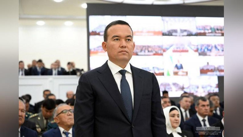 'Surxondaryo viloyatiga hokim tayinlandi'ning rasmi