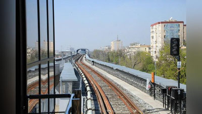 Изрображение 'Начался тестовый запуск поездов по новому участку надземной линии метро в Ташкенте'