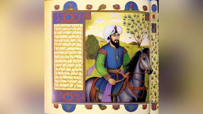 Изрображение 'Нейросеть проиллюстрирует книгу «Бабур-наме»'