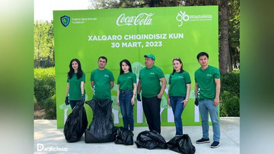 'O`zbekiston bo`yicha bir kunda 19-20 ming tonna chiqindi hosil bo`lmoqda. Respublika bo`ylab chiqindilarni saralab yig`ish tadbirlari bo`lib o`tdi (foto va video)'ning rasmi