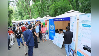 Изрображение 'В Ботаническом саду Ташкента прошел фестиваль "День Европы"'