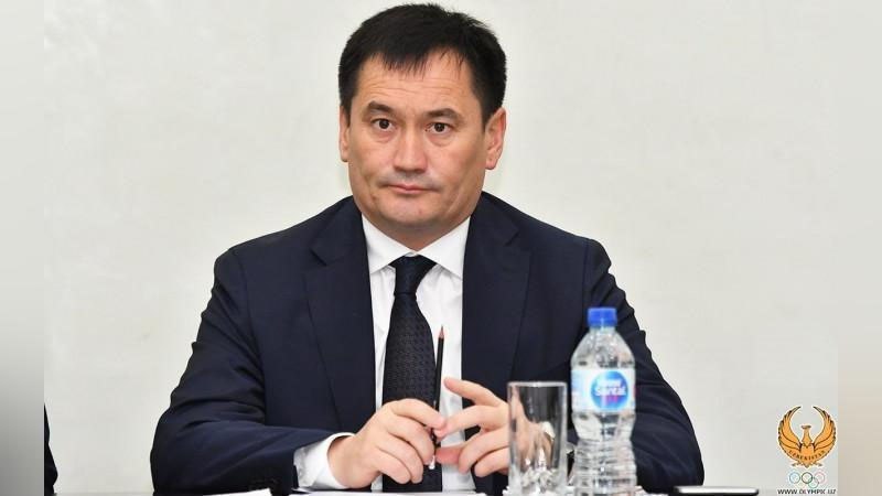 'Transport vaziri O`zbekiston basketbol federasiyasiga rais bo`ldi'ning rasmi