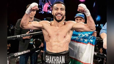 'Shahram G`iyosov amerikalik raqibi ustidan g`alaba qozondi'ning rasmi