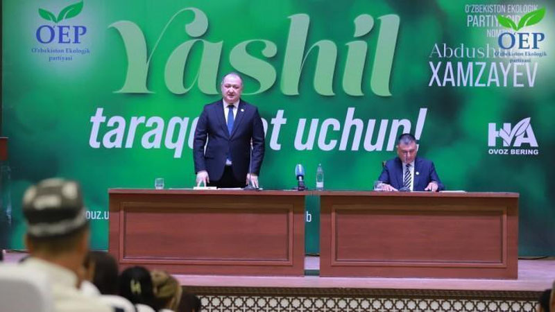 'O`zbekiston Prezidentligiga nomzod qashqadaryolik saylovchilar bilan uchrashdi'ning rasmi