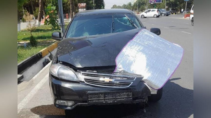 'Andijonda Milliy gvardiya xodimi avtohalokatga uchradi'ning rasmi