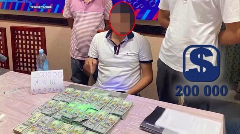 'Зангиота тумани Давлат хизматлари маркази ходими 200 минг АҚШ доллари билан қўлга тушди (видео)'ning rasmi