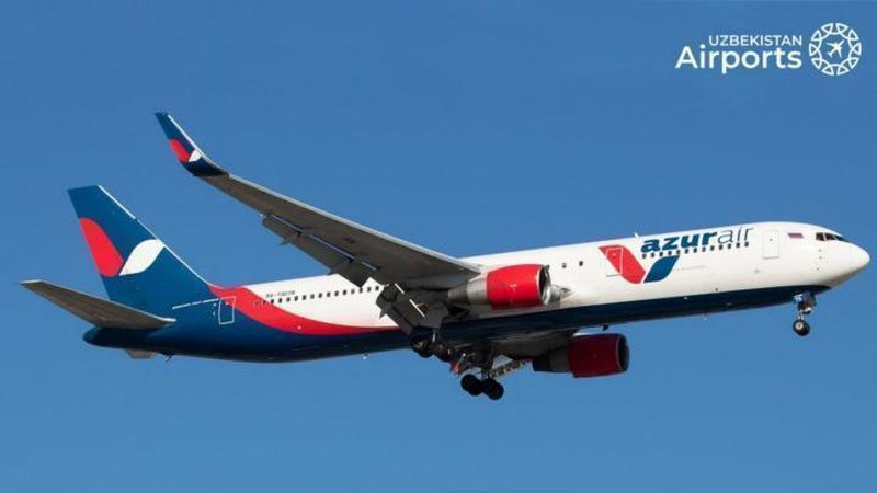 'Moskvaga uchayotgan samolyot yo`lovchining sog`lig`i yomonlashgani sababli Toshkentga qo`ndi'ning rasmi