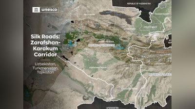 'Буюк Ипак йўлининг Зарафшон – Қорақум коридори ЮНЕСКО рўйхатига киритилди'ning rasmi