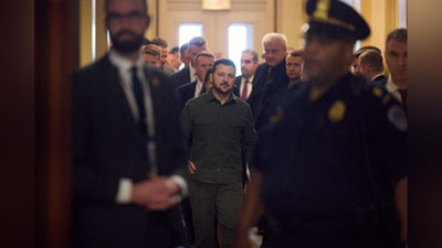 'Vashingtonga kelgan Zelenskiy e`lon qilinmagan tashrif bilan Kanadaga ham bordi (video)'ning rasmi