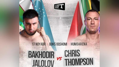 'Тошкентда Баҳодир Жалоловга қарши рингга тушадиган боксчи ким эканлиги маълум бўлди'ning rasmi