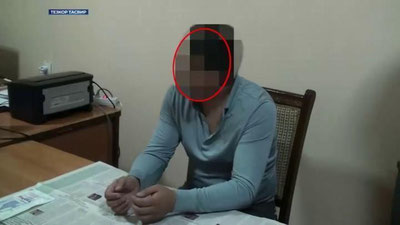 'Қорақалпоғистонда ўлган икки ишчига “справка” бериш учун пул талаб қилган шахс ушланди (видео)'ning rasmi