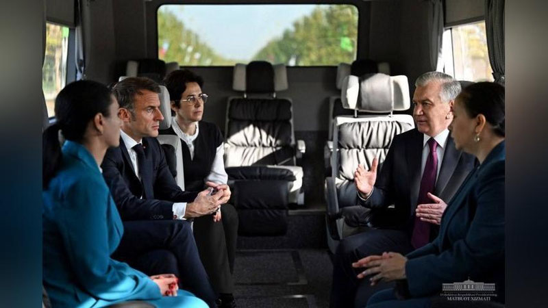 'Makronning O`zbekistonga tashrifi qanday ahamiyatga ega?'ning rasmi