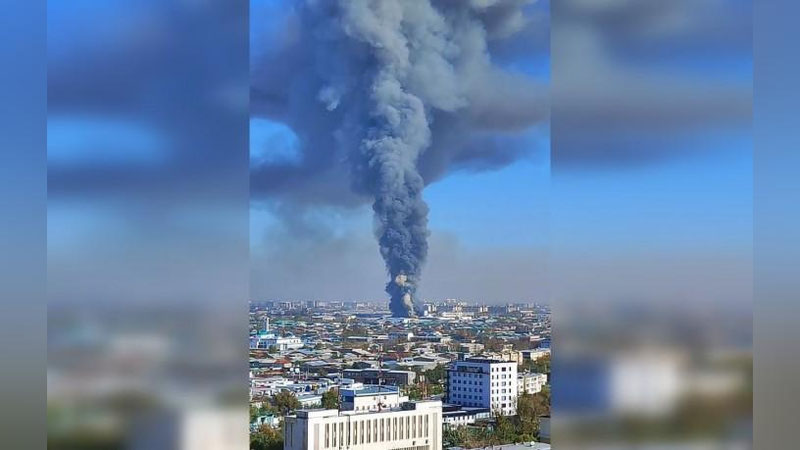 'Toshkentdagi korxonalardan birida yong`in sodir bo`ldi'ning rasmi