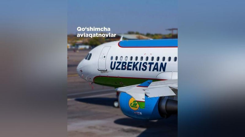 '4 noyabr kuni Toshkentdan Urganchga qo`shimcha aviaqatnov yo`lga qo`yildi'ning rasmi