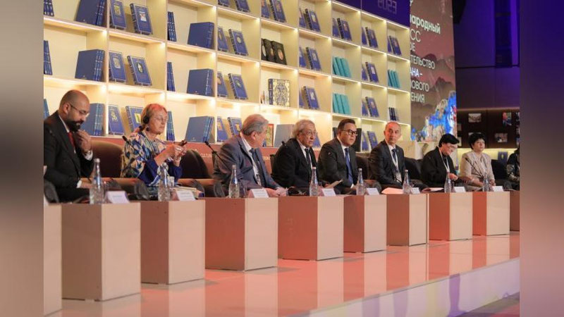 'Samarqandda "O`zbekiston madaniy merosi yangi Renessans asosi" VII Xalqaro kongressi o`z ishini boshladi'ning rasmi