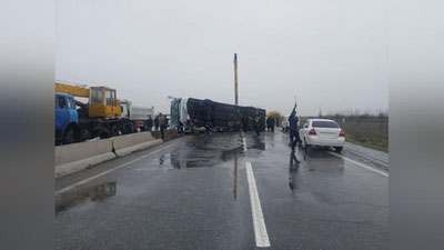 Изрображение 'В Самаркандской области перевернулся пассажирский автобус: 1 человек погиб (видео)'