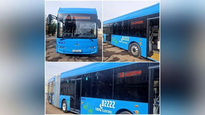 'Toshkentda o`ta katta sig`imli elektrobuslar harakati yo`lga qo`yildi'ning rasmi