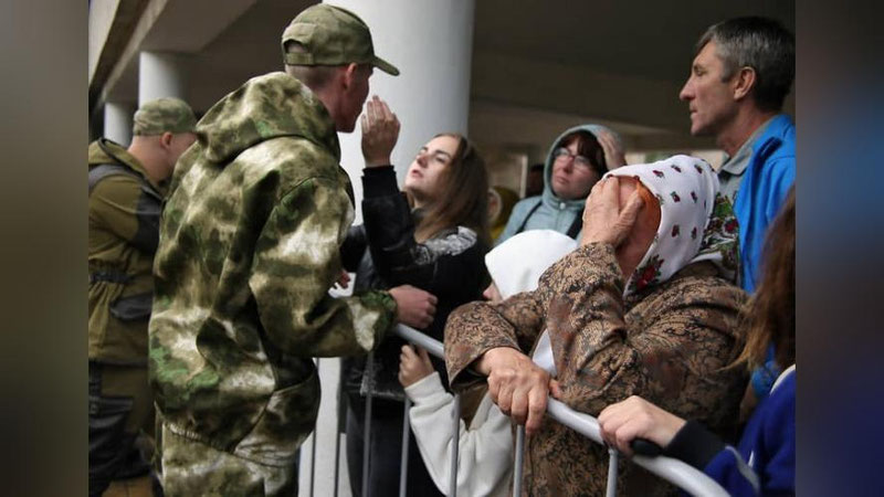 'Putin Rossiya urushga safarbarlikning ikkinchi to`lqinga ehtiyoj yo`qligini aytdi'ning rasmi