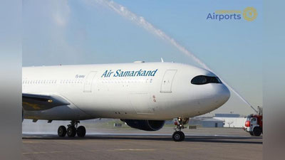 Изрображение 'Авикомпания Air Samarkand выполнила свой первый демонстрационный рейс'