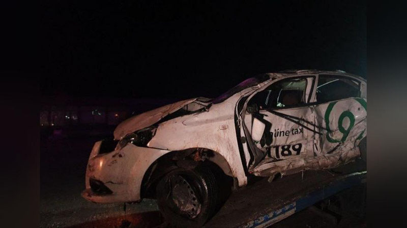 Изрображение 'Жуткое ДТП в Фергане: два человека погибли, трое пострадали'