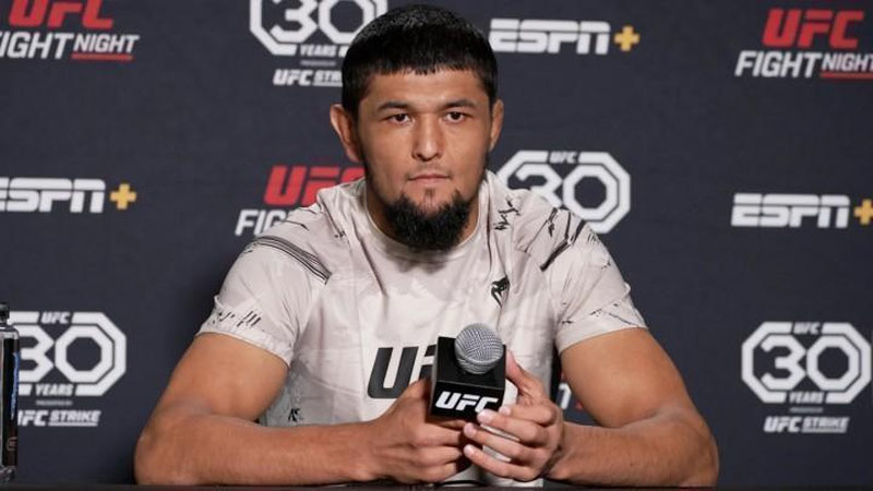 'Nursulton Ro`ziboevning navbatdagi jangi sanasi ma`lum qilindi. U oktagonda amerikalik raqib bilan to`qnashadi'ning rasmi