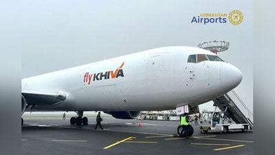 Изрображение 'В парк отечественной авиакомпании Fly Khiva прибыл первый самолет'