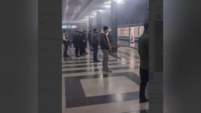 Изрображение 'Задымление на станции метро "Космонавтов" в столичной подземке объяснили "технической неисправностью"'