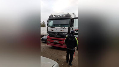 'Surxondaryo chegara postida O`zbekistonga tegishli yuk mashinaga haydovchi Afg`oniston davlat raqamini taqib harakatlangani aniqlandi'ning rasmi