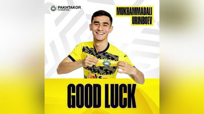 '"Paxtakor" futbolchisi Angliya klubiga ijaraga berildi'ning rasmi