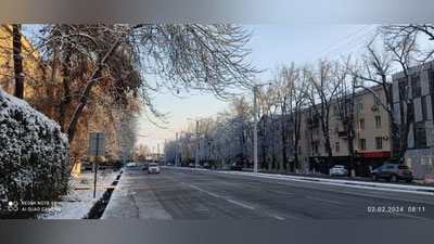 Изрображение 'В воскресенье снова ожидается снег: прогноз Узгидромета'