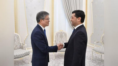 Изрображение 'Посол Южной Кореи Ким Хи-санг завершил дипмиссию в Узбекистане'