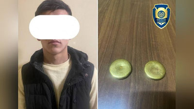 'Yo`lovchi yarim kilo sof quyma oltin bo`lagi bilan qo`lga tushdi'ning rasmi