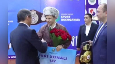 'Isroil Madrimovga ikki xonali uy sovg`a qilindi'ning rasmi