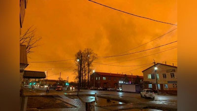 Изрображение 'Пыльная буря накрыла российский регион: эпичные кадры из российского региона (видео)'