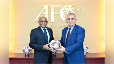'Kuala-Lumpur shahrida O`zbekiston va Osiyo futbol konfederasiyasi o`rtasidagi uchrashuv bo`lib o`tdi'ning rasmi
