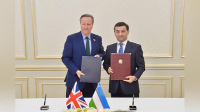 Изрображение 'Главы МИД Узбекистана и Великобритании подписали Декларацию о всестороннем сотрудничестве'