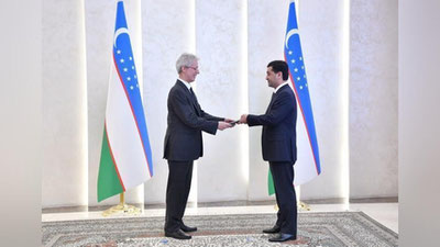 Изрображение 'Глава МИД Узбекистана принял верительные грамоты от посла Кипра'