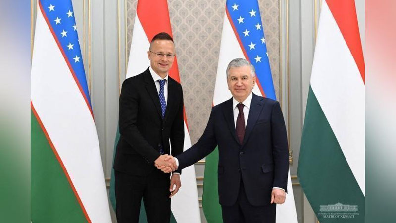 'O`zbekiston bilan Vengriya o`rtasidagi ko`p qirrali hamkorlikning dolzarb masalalari ko`rib chiqildi'ning rasmi