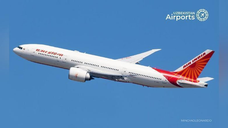 Изрображение 'Рейс из Дели в Чикаго совершил вынужденную посадку в Ташкенте'