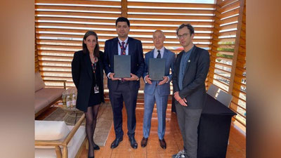 'Fransiya Milliy kino va animasiya markazi bilan hamkorlik bitimi imzolandi'ning rasmi